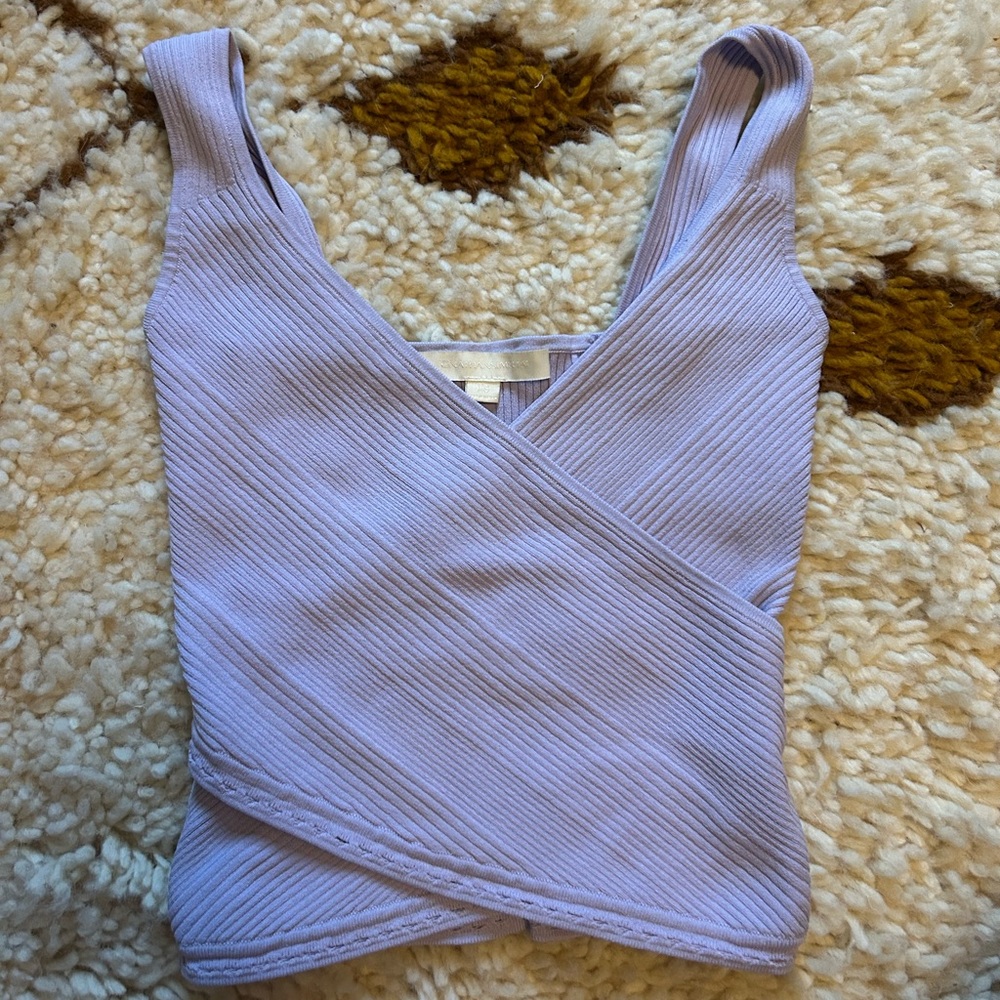 Jonathan Simkhai Lilac Ribbed Camisole